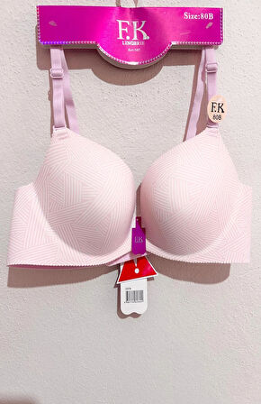 Lazer Kesim Desteksiz Balenli Soft Sütyen F.K. 507   