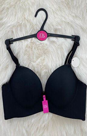 Lazer Kesim Double Push Up Çift Destekli Balensiz Sütyen F.K. 514   