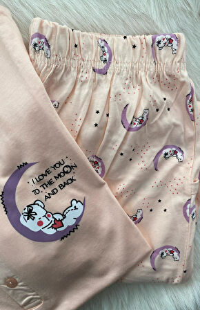 Kadın Over Sleep Uzun Kol Pijama Takımı Over Sleep - 928 