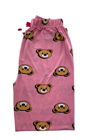 Kadın Ayıcık Desen Pijama Altı Milan - 104