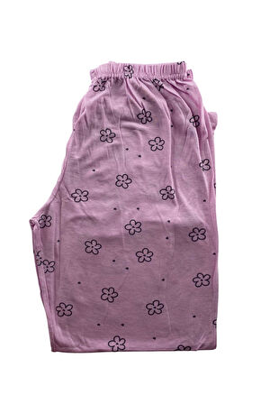 Kadın Çicekli Pijama Takım - 5362 - MRİA MD