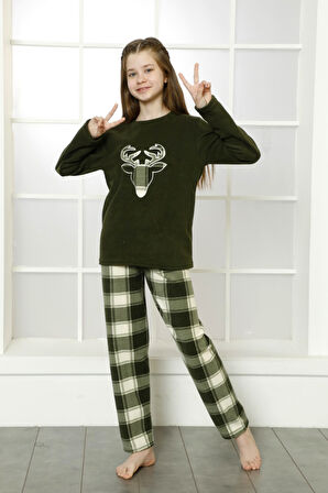 Nisanca Kışlık Anne Kız Pijama Takımı - Kadın Kombin Pijama Takımı- Tek Ürün