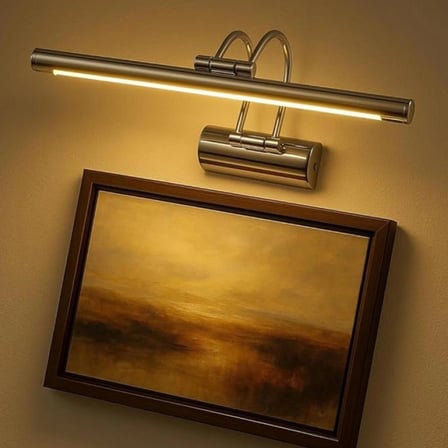 Sarjlı LED Flüt Resim Aplik | 8W | 3200K Gün Işığı | 50cm | Duvar Tipi Ayna/Tablo Dekoratif Işık