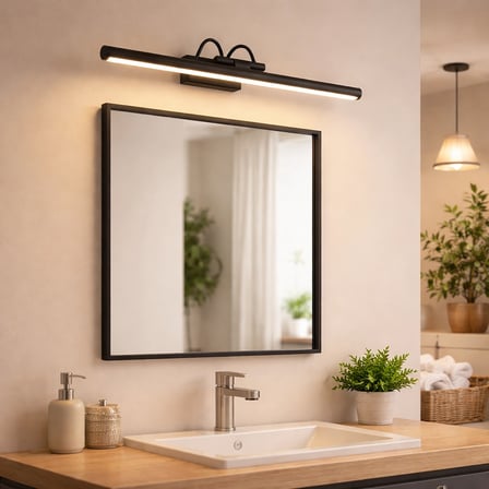 Sarjlı LED Flüt Resim Aplik | 8W | 3200K Gün Işığı | 50cm | Duvar Tipi Ayna/Tablo Dekoratif Işık