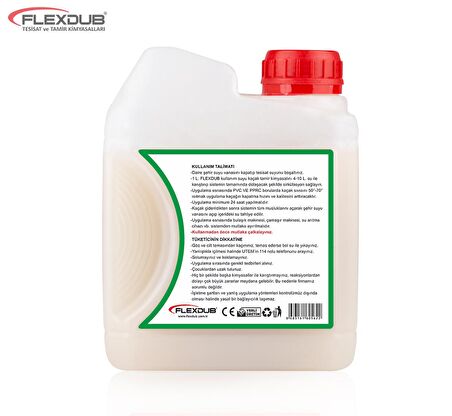 FLEXDUB KULLANIM SUYU KAÇAK TAMİR KİMYASALI 1 LT