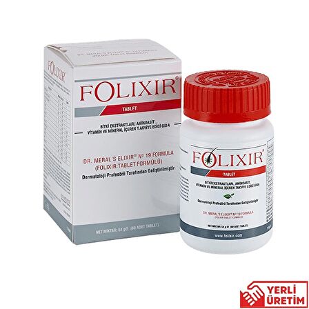 FOLIXIR TABLET 60 AD. SAÇ GÜÇLENDİRİCİ