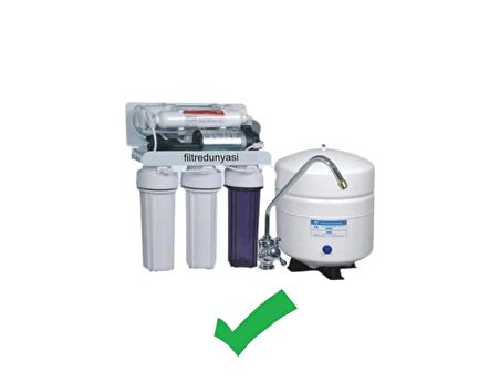 AQUAFLY Su Arıtma Filtresi Çift Karbonlu 8li Takım Arıtıcı Filtresi BİOCERAMİC YEDEK 10' AÇIK KASA UYUMLU