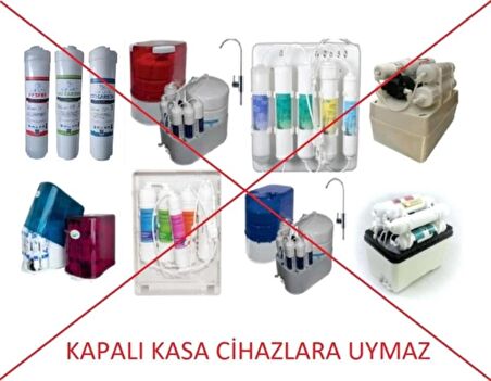 AQUAFLY Su Arıtma Filtresi Çift Karbonlu 8li Takım Arıtıcı Filtresi BİOCERAMİC YEDEK 10' AÇIK KASA UYUMLU