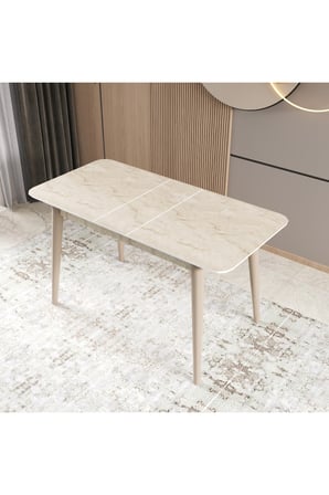 İnci Yemek Masası, 70x114 Açılır Yemek Masası, Mutfak Masası