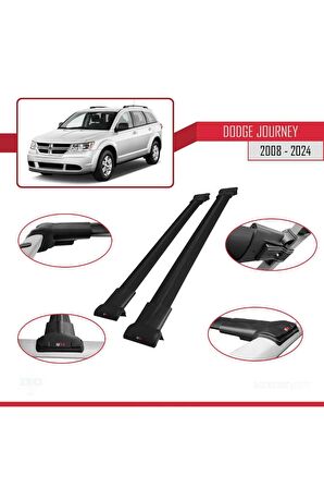 Dodge Journey 2008 ve Sonrası ile Uyumlu FLY Model Ara Atkı Tavan Barı SİYAH