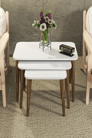 Goldfalez Torna Gürgen Ayak Zigon Beyaz 3'Lü