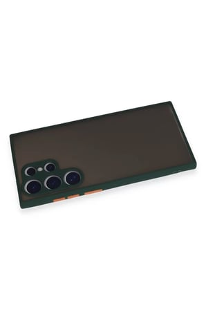 Newface Samsung Galaxy S24 Ultra Kılıf Montreal Silikon Kapak - Yeşil