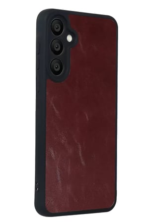 Newface Samsung Galaxy A57 5G Aras Deri Kapak - Bordo