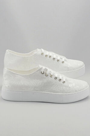 Kadın Moda Şık Beyaz Dolgu Topuklu Ayakkabı Topuklu Düğün Nişan Gece Abiye Ayakkabısı