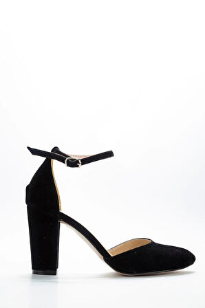 Kadın Moda Şık Sedef Cilt Topuklu Bilek Bağlamalı Klasik Ayakkabı Düğün Nişan Gece Abiye Ayakkabısı