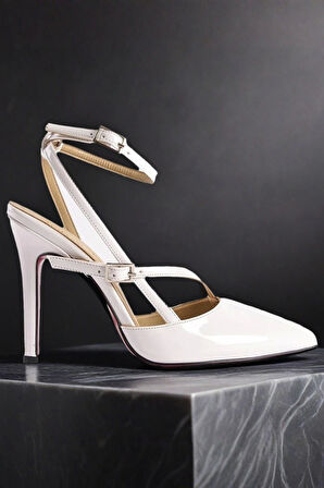 Stil Modern Kadın İnce Topuk Zarif Topuklu Ayakkabı Özel Tasarım Gündüz Gece Abiye Ayakkabı