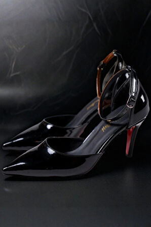 Stil Modern Kadın İnce Topuklu Baretli Ayakkabı Stiletto Özel Tasarım Gündüz Gece Abiye Ayakkabı