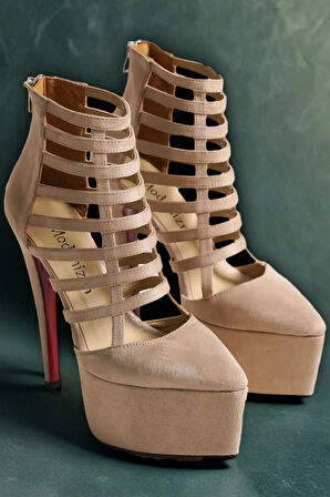 Stil Modern Kadın Platform Topuklu Platform Ayakkabı Özel Tasarım Gündüz Gece Abiye Ayakkabı