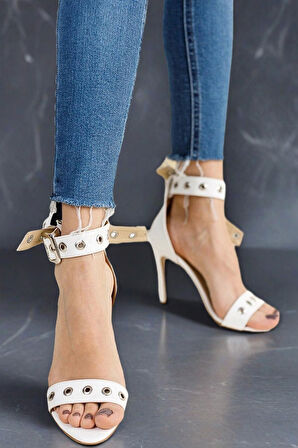 Stil Modern Kadın Kapsül Baret İnce Topuklu Ayakkabı Özel Tasarım Gündüz Gece Abiye Ayakkabı