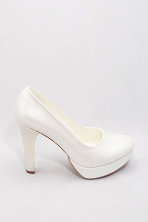 Kadın Moda Şık Sedef Klasik Topuklu Ayakkabı Topuklu Düğün Nişan Gece Abiye Ayakkabısı