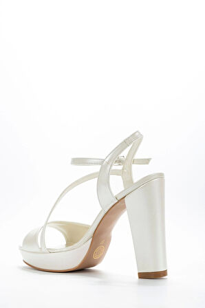 Kadın Moda Şık Sedef Cilt Zarif Tasarım Düğün Nişan Gece Abiye Ayakkabısı