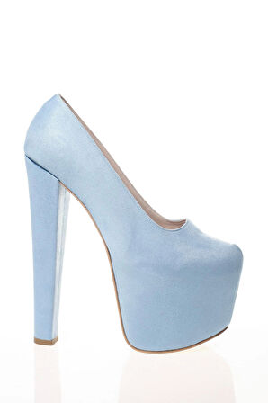 Kadın Moda Şık Fuşya Süet Yüksek Topuk Topuklu Zarif Tasarım Düğün Nişan Gece Abiye Ayakkabısı