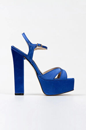 Kadın Moda Şık Gümüş Ayna Klasik Köşe Kalıplı Kalın Düğün Nişan Gece Abiye Ayakkabısı