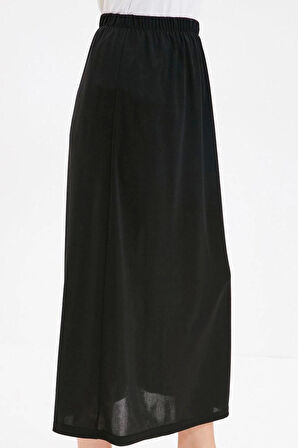 Kadın Moda Stil Maxi Astarsız Dokuma Tesettür Örme İçlik Astar Etek