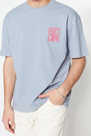 Yeni Sezon Rahat %100 Pamuk Bisiklet Yaka Kısa Kol Düz Desenli Günlük T-Shirt