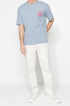 Yeni Sezon Rahat %100 Pamuk Bisiklet Yaka Kısa Kol Düz Desenli Günlük T-Shirt