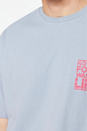 Yeni Sezon Rahat %100 Pamuk Bisiklet Yaka Kısa Kol Düz Desenli Günlük T-Shirt