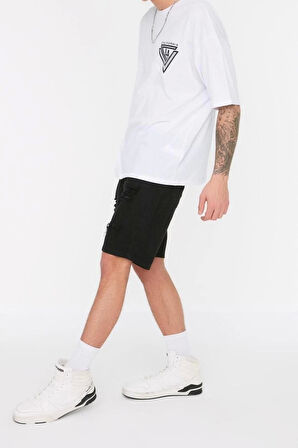 Yeni Sezon Oversize %100 Pamuk Bisiklet Yaka Kısa Kol Slogan Desenli Günlük T-Shirt