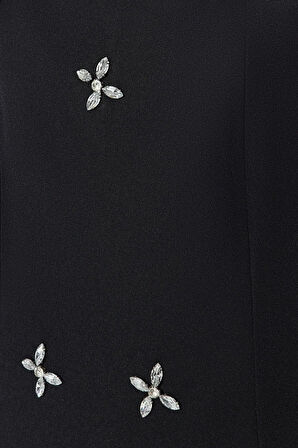 Yeni Jile Casual Günlük Finike Dokuma Kare Yaka Kolsuz Kol Jile Maxi Boy Tesettür Elbise