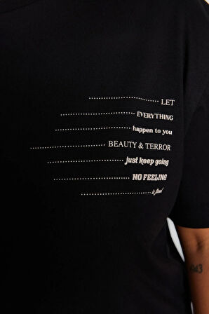 Yeni Rahat Günlük Süprem Örme Bisiklet Yaka Kısa Kol T-Shirt Elbise Mini Boy Büyük Beden Elbise