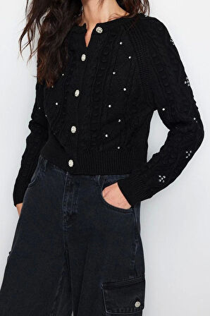 Kadın Moda Şık Bisiklet Yaka Reglan Kol Regular Çift Taraflı Kullanılabilen Triko Kazak