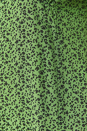 Yeni Rahat Casual Günlük Shally Dokuma V Yaka Kısa Kol A-Line Midi Boy Büyük Beden Elbise