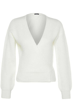 Kadın Moda Şık Regular V Yaka Regular Yumuşak Dokulu V Yaka Triko Hırka