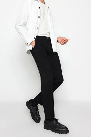 Erkek Yeni Moda Boru Paça Regular Boy Dokuma Slim Fit Chino Pantolon