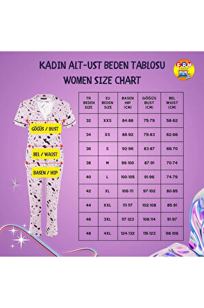 Kadın Pamuklu Bisiklet Yaka Kısa Kol Kalpli Slogan Baskılı Lastik Detaylı Fitilli Örme Pijama Takımı