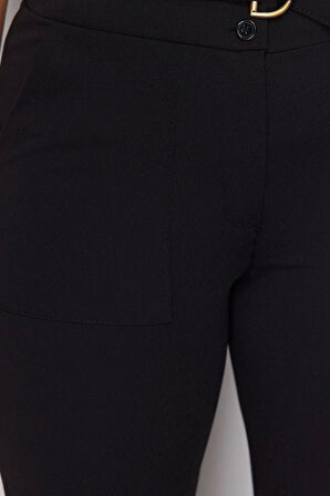 Kadın Yeni Moda Büyük Beden Geniş Paça Uzun Boy Örme