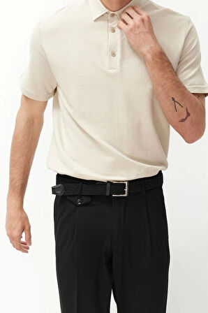 Erkek Yeni Moda Boru Paça Regular Boy Dokuma İtalyan Kesim Pileli Kumaş Pantolon