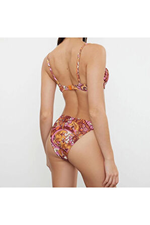 Yeni Puantiyeli Balconette Normal Bel Brief Puantiyeli Balconette Normal Bel Bikini Takımı