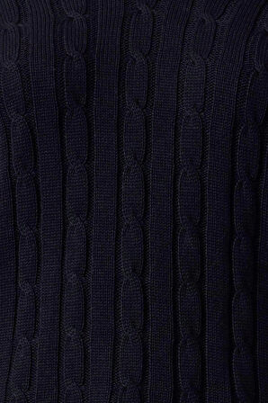 Kadın Moda Şık V Yaka Standart Kol Regular Basic Pamuklu Triko Kazak