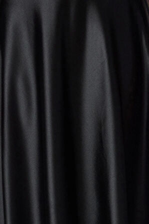 Kadın Moda Stil Midi Astarsız Örme A Line Çan Kesim Midi Etek