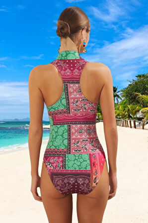 Modern Halter Mayo Plaj Mayosu Özel Tasarım Swimsuit Şık Detaylı Premium Kalite Yaz Koleksiyonu