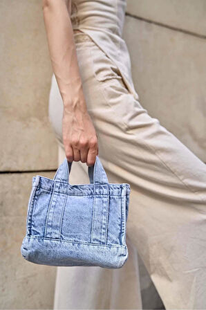 Kadın Denim Çapraz Askılı Mini Çanta Günlük Kullanım için Şık Tasarım Uzun Ömürlü Mükemmel Uyum