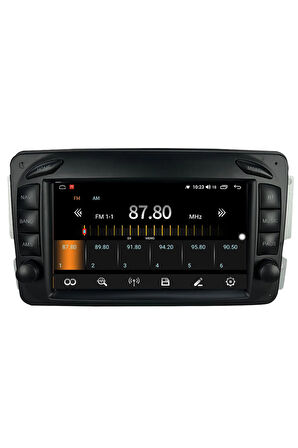 Mercedes C Class C200 (W203-W209) Android 12 Carplay Özellikli Navigasyon Multimedya Ekran 2gb Ram