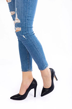 Kadın Moda Şık Cilt Aynalı Stiletto Topuklu Klasik Ayakkabı Düğün Nişan Gece Abiye Ayakkabısı