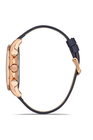 Lacivert Deri Kordon Erkek Kol Saati FM11105B-T