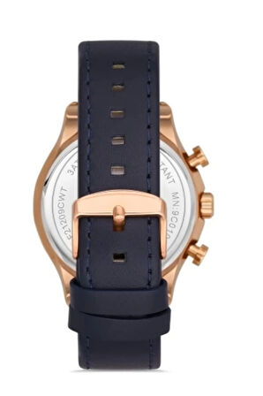 Lacivert Deri Kordon Erkek Kol Saati FM11105B-T